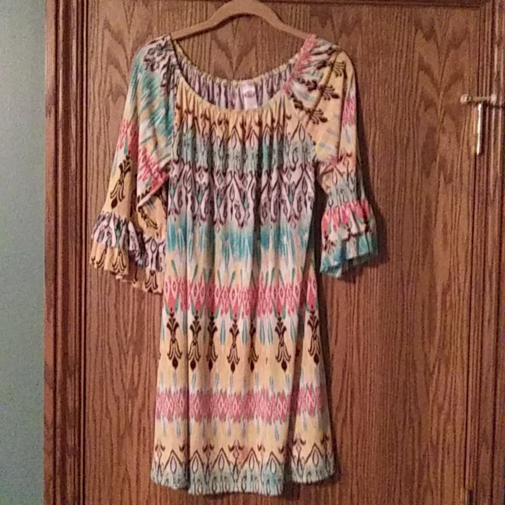 Women's Pink Coconut Pheasant Dress